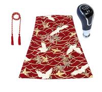 Gear Shifter Knob Boot Cover - 22cm Japanese Patterned Sleeve, Ukiyoe Dust Protection | Modern Interior Accessory for Car Truck Manual Auto Vehicle Transmission, Stick Decoration