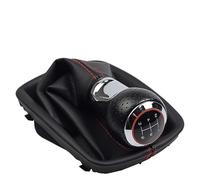 Gear Shifter Knob Replacement for for A4 B6 8E A6 C5 4B 2000 2001 2002 2003 2004 5 6 Speed Car Gear Shift Knob Shift Boots Cover Stick Knob Bushing Shifter Lever Accessories(5-R Speed)