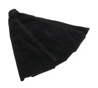 Gear Shifter Stick Universal Car Gear Shift Collars Carbon Fiber Accessories Car Manual Stick Shifter Knob Gear Shift Boot Cover Gaiter PU Leather Shift Knob (Color : Red)(Black)