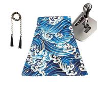 Gear Shifters Sleeves - Japanese Style Guards, Cherry-Bossom Boot, Ukiyoe Pattern Cover | Manual Auto Shift Gaiter Protector Vehicle Modification Drift Tuning Parts Decoration Interior Accessory