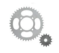 Gear Sprocket Wheel Set Compatible with GN250 WJ250 TU250 GT250 and Other 250cc Models Including X7 Marauder - Front 15T Rear 41T