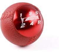 Gear Stick Cover Replacement for Civic for Accord EK9 EP3 FN2 DC2 DC5 S2000 FD2 5/6 for Speed M10x1.5 Car Gear Shift Knob(5 Speed red)(5 Speed Red)