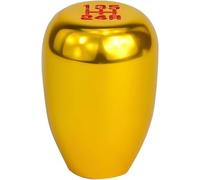 Gear Stick Cover Universal Gear Shift Lever 5 Replacement for Speed Gear Shift Knob with 3 Adapters Modification Manual Head(Black)(Gold)