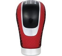 Gear Stick Cover Universal Shift Knob Shifter Lever Stick Replacement for All Manual Car Red(5 Speed)