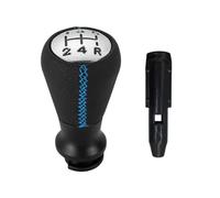 Gear Stick fits for Peugeot 207 307 406 / fits fits for Citroen C3 C4 C5 Leather Gear Shift Knob Lever Shifter Stick Gaiter Boot Collar Case car Parts(Blue B)(Blue a)