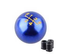 Gear Stick Knob 5 Speed Universal Aluminium Gear Shift Knob Ball Shape Manual Automatic Transmission Shifter Head Lever(Blue)