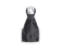 Gear Stick Knob for Focus 2 MK2 2005 2006 2007 2008 2009 2010 2011 5 Speed Car Gear Shift Knob Lever Stick Boot Cover Gaiter Accessory(Silver 5 Speed)