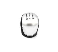 Gear Stick Knob for Mondeo 4 Mk4 IV 2007 2008 2009 2010 2011 2012 2013 2014 Car Hand Speed Ball Gear Shift Knob Gaiter Boot Cover Collar(5 Speed Silver Knob)