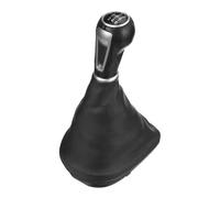 Gear Stick Knob for Seat for Leon II for Toledo III for Altea for XL 6 Speed Car Leather Gear Shift Knob Frame Gear Lever Dust Boot Cover