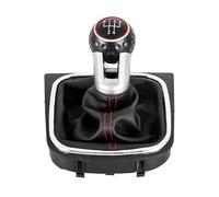 Gear Stick Knob For VW For Golf 6 For MK6 For GTI For GTD For R20 2009-2013 Gear Shift Knob 5 6 Speed Manual Car Stick Lever Shifter HandBall Gaiter Boot(5 Speed)