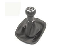 Gear Stick Knob for VW for Passat for B5 1998 1999 2000 2001 2002 2003 2004 5/6 Speed Gear Shift Knob Leather Gaiter Boot Cover Case Skin Car Accessories(Black 6 Speed)