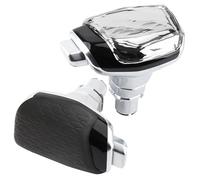 Gear Stick Knob Replacement for Scenic for Koleos for Kadjar 2015-2021 for Talisman Automatic Crystal Gear Stick Shift Knob Head Lever Gear Rod Gear Knob Cover(Crystal LED)(Crystal No Light)