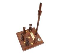 Gear Stick Wooden Bar Skittles Tabletop Game Set Pub Gift With Personalised Engraving 496