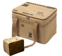 Gear Storage Bag - Camping Bags | Soft Container Cooler Case | Large Storage That Protects Things | 30L Problem Design Ergonomic Folding Waterproof Duffel for