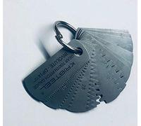 Gear Tooth Profile Gauge 6 to 80 D.P 22 Profiles 14 Leafs 14.1/2" PA - Imperial