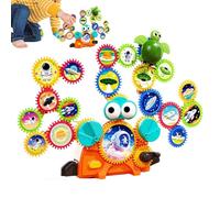 Gear Toys,Educational Learning Activities,Gear Interlocking Sets | for Kids Birthday Party Home Preschool School Travel Beach
