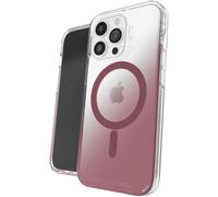 ZAGG Gear 4 Milan Snap D30 Protective Case for iPhone 13 Pro, 5G, Slim, Shockproof, Wireless Charging, (Clear/Rose)