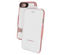 GEAR4 Oxford Folio designed for new iPhone SE (2020) and iPhone 7 Case, Advanced Impact Protection by D3O, Booklet Case - Rose Gold
