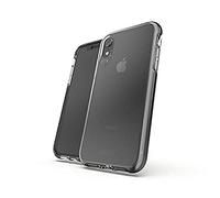 Gear4 Piccadilly Clear Case with Advanced Impact Protection [ Protected by D3O ], Slim, tough design compatible with iphone XR - Black