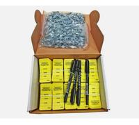 Gear4Garage 1000 Yellow Car Key Tags - Identify Your Vehicle/van/car/commercial/caravan