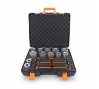 Gear4Garage 24 Piece Press and Pull Sleeve Kit Bearing Bush and Seal Installation Tool Set for Silent Hydraulic Ball Bearings Bushes and Shaft Seals Suitable for Cars Vans and HGV
