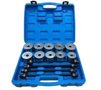 Gear4Garage 24pc Bearing & Bush Removal Kit - Press & Pull Sleeve Set Compatible With Cars, Vans & HGV Workshops