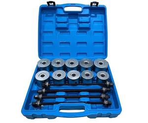 Gear4Garage 24pc Bearing & Bush Removal Kit - Press & Pull Sleeve Set Compatible With Cars, Vans & HGV Workshops