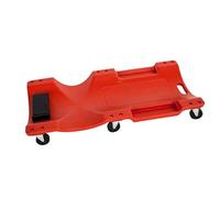 GEAR4GARAGE 40" Mechanic Car Creeper | Low Profile HDPE Workshop Board with 6 Swivel Wheels, Padded Pillow & Tool Tray | 130kg Load