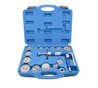 GEAR4GARAGE Air Operated Brake Caliper Wind Back Tool 16pc 1/4" Air Inlet Aluminium Piston Rewind Compatible With Alfa Romeo Audi BMW Citroen Ford Honda Mercedes Benz Nissan Peugeot Renault Toyota VW