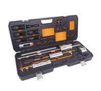 Gear4Garage Diesel Injector Removal Tool Kit 40 Piece Slide Hammer Puller Set with 3 Slide Hammers and Adapters for Most Diesel Injectors Stored in EVA Case
