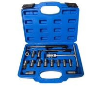 Gear4Garage Diesel Injector Seat Cutter Set 17 Pc Heavy Duty Cutting Quality Workshop Tools
