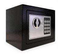 Gear4Garage Digital Safe Electronic Keypad with Failsafe Key Override Solid Steel Wall Mountable Home Safe for Cash Documents and Valuables 230 x 170 x 170mm Batteries Included
