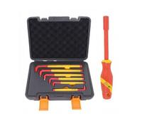 Gear4Garage Insulated Nut Driver + 6Pc Hex Key Set Extra Long Vde Approved Hybrid Service