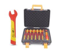 Gear4Garage Insulated Open End Wrench 1000 Volt 10mm +13 Pc Insulated Screwdriver Set Hybrid