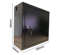 Gear4Garage Key Safe Manual Lock 50Pc Plastic Key Tags Colour Tag Quality Robust 300X360X104