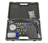 GEAR4GARAGE Master Diesel Common Rail High Pressure Tester Kit 2000 Bar with Injector Pipe Blanks - Engine Compression & Leak Diagnostic Tool Includes Foam Casing