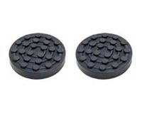 Gear4Garage Set Of 2 Pads 2 Post Car Lift Ramp Rubber Pads - 123 mm - Real Rubber Quality