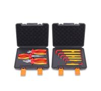 Gear4Garage Tbt3573 3 Piece 1000V Insulated Pliers Set + Tbt3568 6Pc Hex Key Set Extra Long