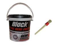 Gear4Garage Tyre Changer Tyre Soap Mounting Cream With Free Brush Black Tyre Bead Paste 1KG