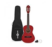 Gear4music 1/2 Junior Classical Guitar with Nylon Strings for Kids Red