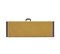 gear4music Bass Guitar Case, Tweed | Fits most standard electric bass guitars, rugged hard case, lockable catch for security, attractive tweed finish