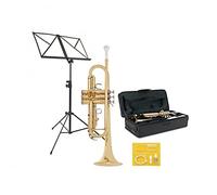 Gear4music Bb Trumpet Professional Starter Kit for Adult Beginners