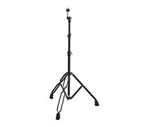 gear4music Black Cymbal Stand Straight - Height Adjustable