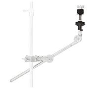 gear4music Closed Hi-Hat Holder with Clamp | Add an Additional Closed Hi-Hat to Your Setup, Tension Adjuster for Fine-Tuning, Multi-Clamp Fits Most Stands