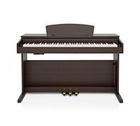 Gear4music DP10X 88 Weighted Keys Digital Piano Dark Rosewood Effect