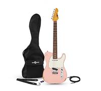 Gear4music Electric Guitar Knoxville Select Legacy Soft Pink