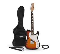Gear4music Knoxville Semi Hollow Body Electric Guitar Kit Sunburst