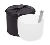 Gear4music Life 11" Crystal Singing Bowl with Carry Bag 432Hz Note D