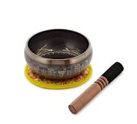 Gear4music Life 12.5cm Ornate Brass Singing Bowl 460g