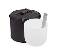 Gear4music Life 7" Crystal Singing Bowl with Carry Bag 432Hz Note A